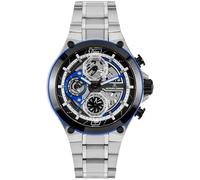 Jacques Lemans Manchester 1-2150D - Man - 44 mm - Analogue - Quartz - Mineral Glass Black 22 mm