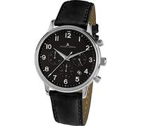JACQUES LEMANS Men Analogue Quartz Watch with Leather Strap N-209ZI
