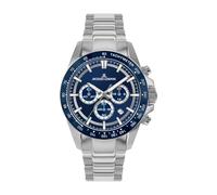 JACQUES LEMANS Men's Analogue Quartz Watch 32030402, Blue / Silver, standard size, Sporty