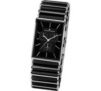 JACQUES LEMANS Men's Analogue Quartz Watch with Stainless Steel Strap 1-1900A, Black, Bracelet