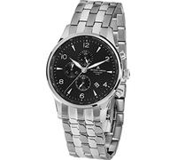 Jacques Lemans Mens Chronograph Quartz Watch with Stainless Steel Strap 1-1844ZE