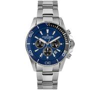 Jacques Lemans Men's Dive Watch Chronograph Stainless Steel/Blue Chrono 1-2206H