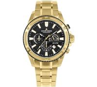 JACQUES LEMANS Men's Quartz Analog Watch with Stainless Steel Strap mid-39603, Gold