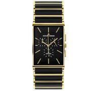 JACQUES LEMANS Men's Quartz Watch 0, Black, Gold