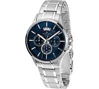 Jacques Lemans Men's Quartz Watch with Black Dial Analogue Display Quartz Stainless Steel 1 1542I