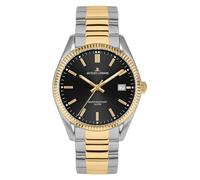 JACQUES LEMANS Men's Watch 'Anniversary Collection 50 Years' Derby 40 mm 10 ATM Date with Stainless Steel Strap 50-3 in Various Designs, Two-tone / black, Bracelet