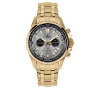 Jacques Lemans Men's Watch Chronograph Liverpool Gold/Grey Chrono 1-2117ZO