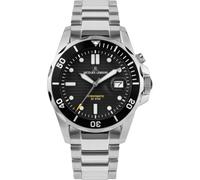 JACQUES LEMANS Men's Watch Hybromatic Metal Strap Solid Stainless Steel 1-2170G