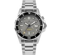 JACQUES LEMANS Men's Watch Hybromatic Metal Strap Solid Stainless Steel 1-2170H