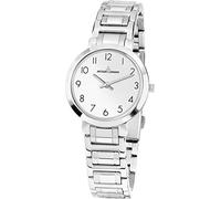 JACQUES LEMANS Milano 1-1932A Women's Watch Solid Metal Strap Stainless Steel, White, Bracelet