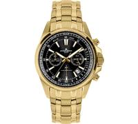 JACQUES LEMANS Sports Watch, Watch 1-2117M, Gold, Black, Bracelet