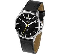 Jacques Lemans Sydney Gents Black Leather Strap Watch 1-1540A