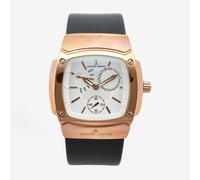 Jacques Lemans Vedette Unisex Leather Rose Gold Tone Watch 1-1476C