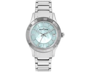 Jacques Lemans Venice 1-2194C - Woman - 34 mm - Analogue - Quartz - Mineral Glass Blue 17 mm