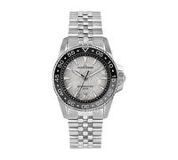 JACQUES LEMANS - Watch Date Liverpool Diver - Quartz Movement - Case Thickness: 11.4 mm - Case Width: 41 mm - Stainless Steel - 20 ATM, silver, 41, Modern