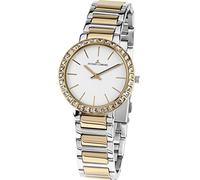 JACQUES LEMANS Women Analogue Quartz Watch with Stainless Steel Strap 1-1843.1D