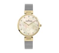 JACQUES LEMANS Women's Analog Quartz Watch with Stainless Steel Strap mid-39639