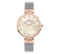 JACQUES LEMANS Women's Analog Quartz Watch with Stainless Steel Strap mid-39640