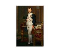 Jacques Louis David（The Emperor Napoleon in His Study at The Tuileries ） Wall Art Posters Decorative Painting Canvas Wall Art Living Rooms Bedroom Painting 16x24inch(40x60cm)