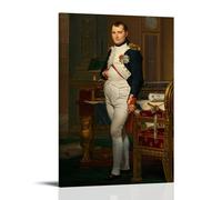 Jacques Louis David（The Emperor Napoleon in His Study at The Tuileries ） Wall Art Posters Wall Art Painting Canvas Living Room Prints Bedroom Decor Artworks 08x12inch(20x30cm)