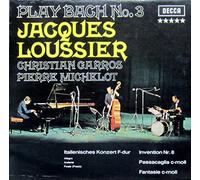 Jacques Loussier, Christian Garros, Pierre Michelot - Play Bach No. 3 (Vinyl LP)
