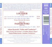 JACQUES LOUSSIER: CONCERTO NO. 1 FOR VIOLIN AND PERCUSSION; CONCERTO NO. 2 FOR V