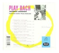 JACQUES LOUSSIER - PLAY BACH ? 1 CD NEW