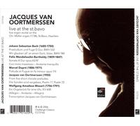 Oortmerssen Jacques Van Live at St. Bavo (CD) Album
