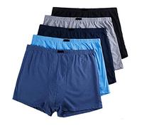 JACTZ Panties 5Pcs/Large Size Men Panties High Rise Loose Men Underwear Boxer Shorts Cotton Men Boxers-A,Xxxl Fit 70-80Kg