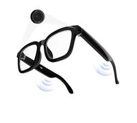 Jacuate AI Smart Camera Glasses 1080P HD - Bluetooth Video Recording Glasses with Voice Control, Wearable Sport Camera Eyeglasses for Driving, Hiking, Outdoor & Open on Computer