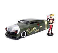 Jada Figure & Vehicle Set DC Bombshells Harley Quinn & 1951 Mercury 1:24 Multicolor