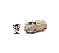 Transformers Rise of The Beast 1:24 Volkswagen Bus Wheeljack w/Robot On Chassis Die-Cast Car, Toys for Kids and Adults
