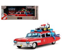 Jada Toys - Ghostbusters Ecto-1 Transformers Mashup 1:24 Die-Cast Car