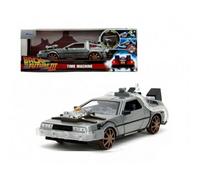 JADA 1/24 BACK TO THE FUTURE PART III - TIME MACHINE W/LIGHT (RAIL WHEEL) 34996