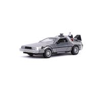 Official Back To The Future BTTF 2 1989 DeLorean Time Machine 1/24 Scale Jada Toys Figure