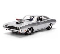 Jada 1:24 Fast and Furious 25th Anniversary Doms Dodge Charger Silver Model Car