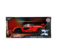 Jada 1:24 McLaren Senna Orange - Fast & Furious Diecast Car - 35485