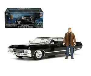 JADA 1/24 NEW 1967 CHEVROLET IMPALA & DEAN WINCHESTER FIGURE SUPERNATURAL 32250