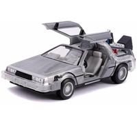 Official Back To The Future BTTF 2 1989 DeLorean Time Machine 1/24 Scale Jada Toys Figure