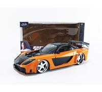 Jada 1:24 Scale Fast & Furious Han's Mazda RX-7 - Orange/Black - 30732