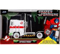 JADA 1/24 Scale OPTIMUS PRIME X GHOSTBUSTERS ECTO-1 MASH-UP 35572