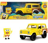 Jada 1:24 Scale SpongeBob - 1973 Ford Bronco with SpongeBob Figure - 35467