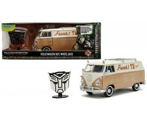 JADA 1/24 TRANSFORMERS RISE OF THE BEASTS WHEELJACK 1962 VW BUS WITH BADGE 34264