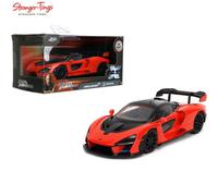Jada Fast & Furious 1:32 McLaren Senna Die-Cast Model - Opening Doors, Rubber Tires, Movie Authenticity - Collectible for Ages 8+ - Red