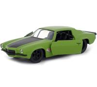 Jada 1:32 Fast & Furious Dom's 1973 Chevrolet Camaro F Bomb - Green Diecast