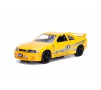 Jada FAST and FURIOUS Model LEON 's Yellow NISSAN SKYLINE GT-R BCNR33 Scale 1/32 Original