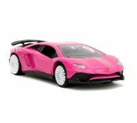JADA 1/32 PINK SLIPS 2017 LAMBORGHINI AVENTADOR SV - GLOSSY PINK 35362