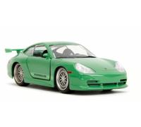 JADA 1/32 PINK SLIPS PORSCHE 911 GT3 (996) - GLOSSY GREEN 35360