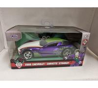 Jada 1/32 Scale DC Joker 2009 Chevrolet Corvette Stingray Diecast Car New