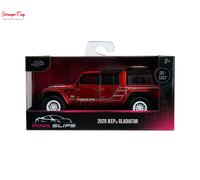Jada 1:32 Scale Pink Slips 2020 Jeep Gladiator Pick-up Candy Red - 35364